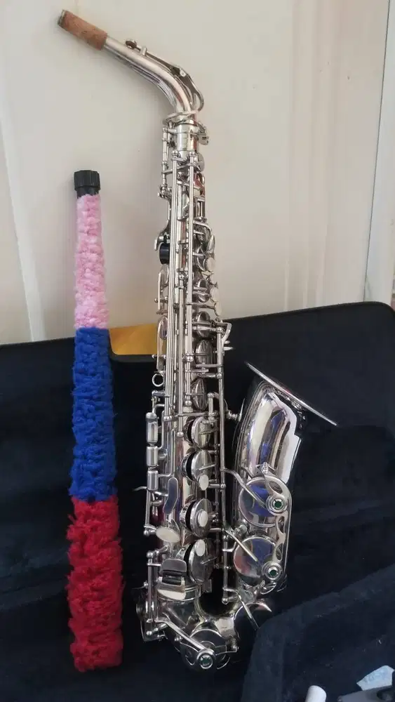 Alto Saxsophone Merk Harrier Silver, Istimewa