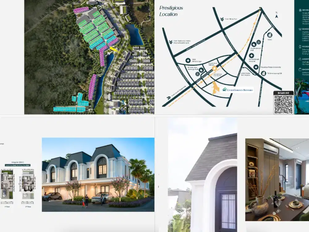 Dalbergia Citra Garden Bintaro Tangerang Selatan (European Modern Home) - DP 116 Jt