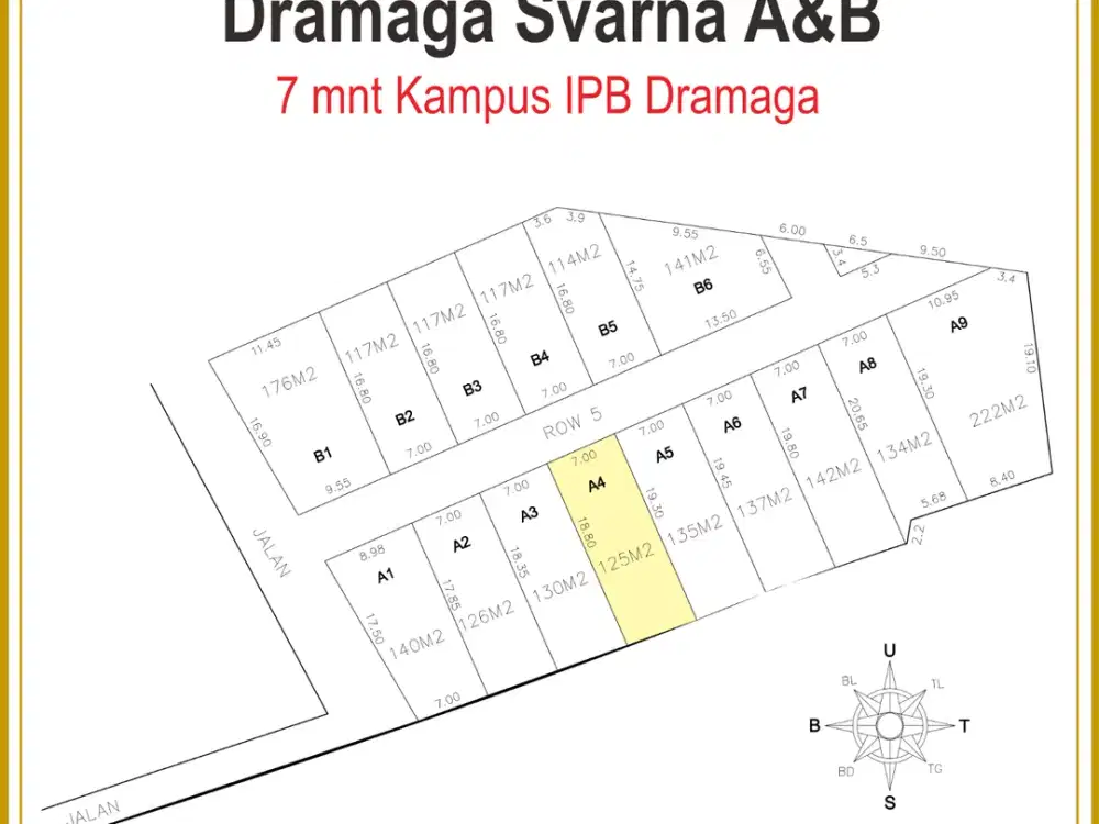 Kavling Strategis 10 Menit IPB Dramaga Free SHM