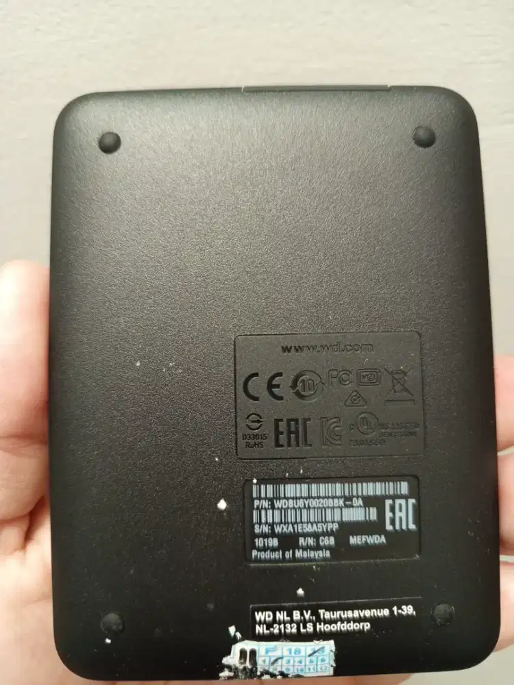Hardis merk WD simpanan 2tera