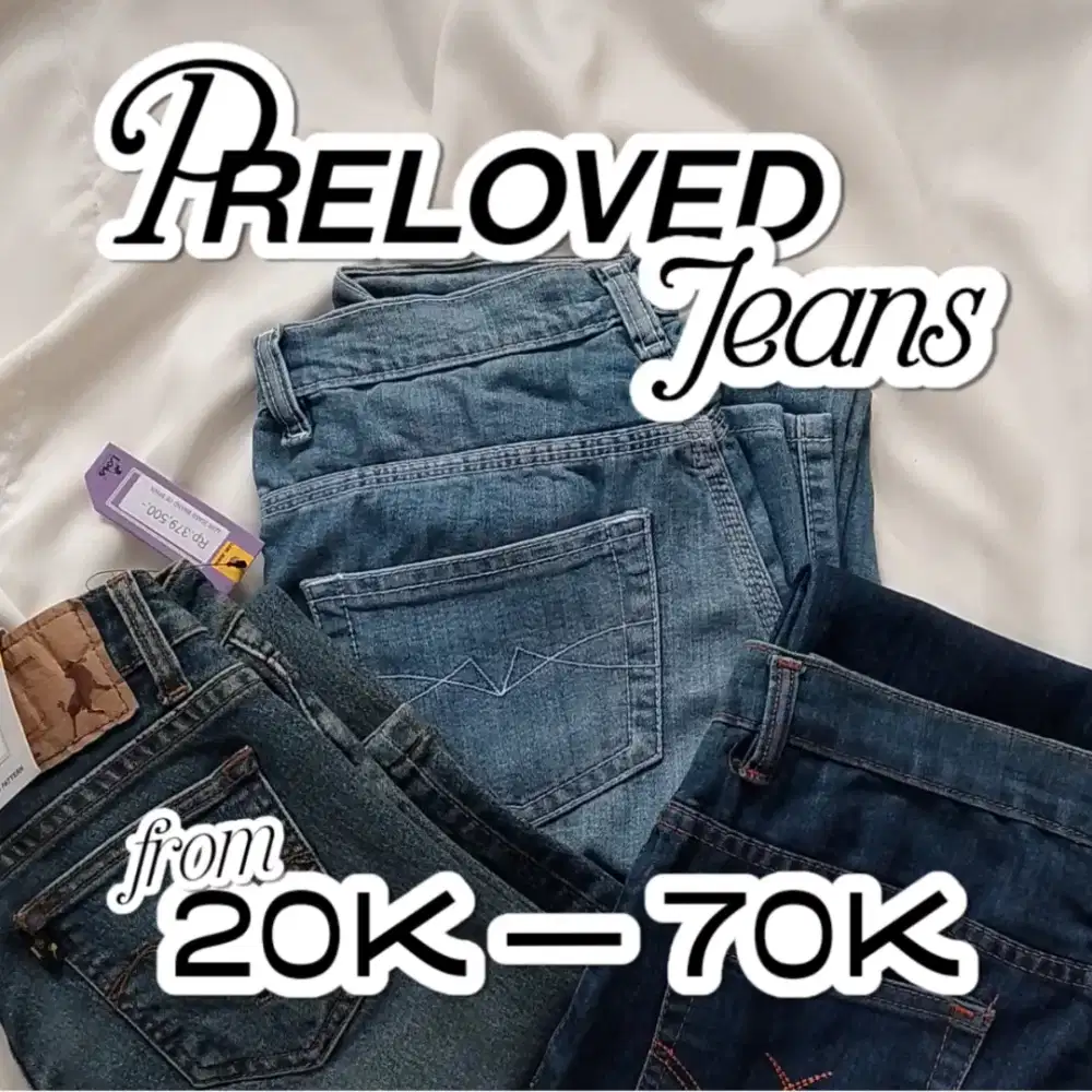 PRELOVED Celana Jeans Retro