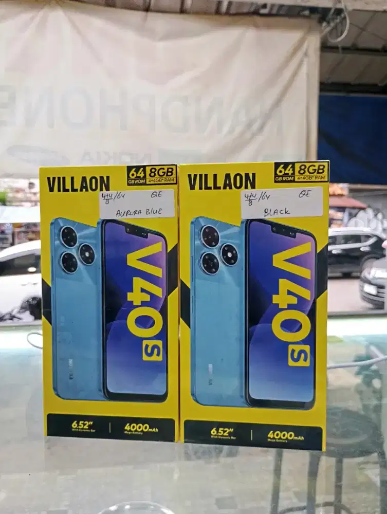 VILLAON V40S RAM TOTAL 8GB / 64GB BARU