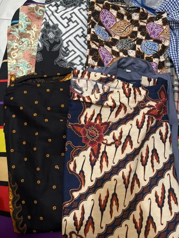 Baju batik panjang pria Ld 120