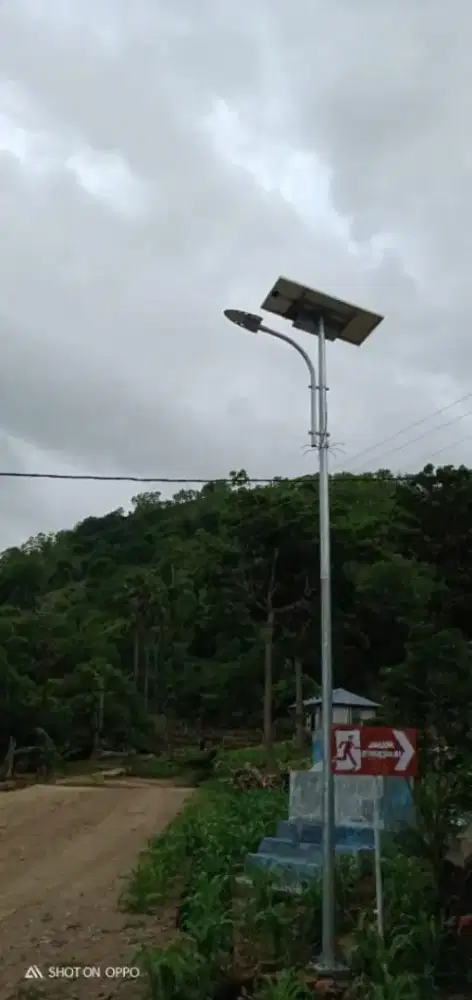 1 Paket Dapat Tiang PJU Dan Lampu PJU