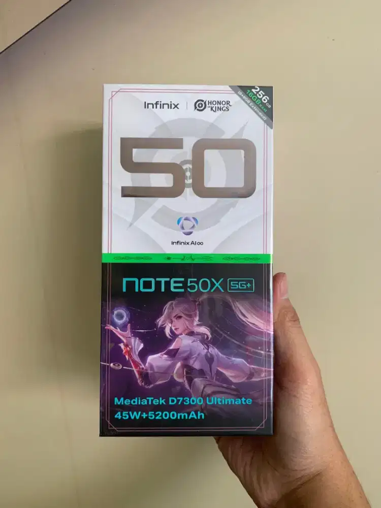 INFINIX NOTE 50X 5G RAM 8/256 GB (BARU, GARANSI RESMI)