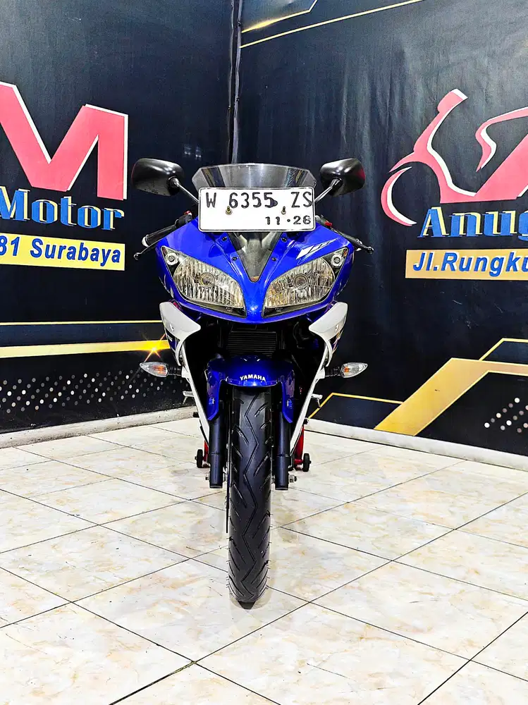 R15 V2 racing blue km.10rb asli motor simpanan.Anugerah motor rungkut