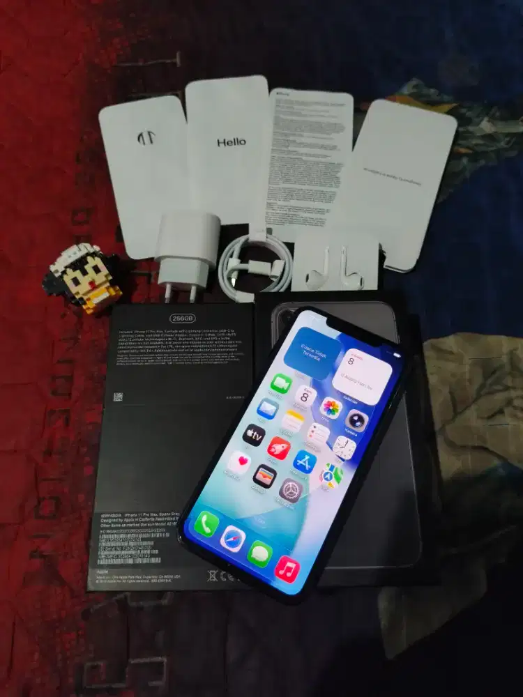 iPhone 11 Promax 256Gb, iBox fisik mulus 98%.