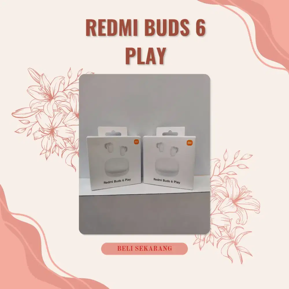 Redmi Buds 6 Play Garansi Resmi 12 Bulan