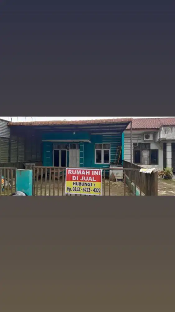 Rumah dijual harga terjangkau hanya 250 juta, akses 50 meter dr lintas