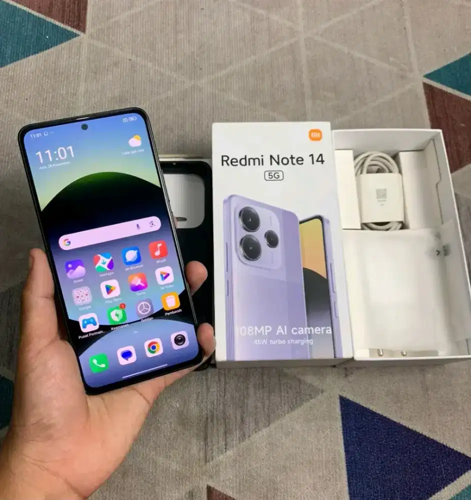 Xiaomi Note 14 5G BNIB Ram8+8/256Gb