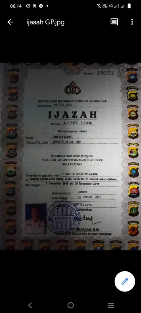 Butuh pekerjaan satpam