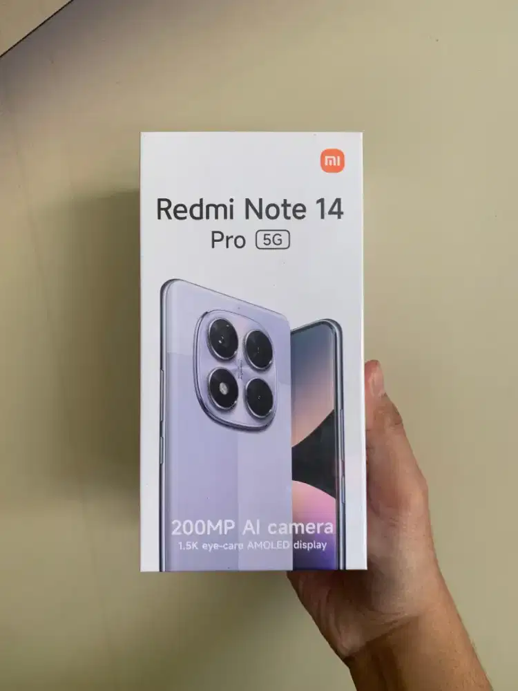 REDMI NOTE 14 PRO 5G RAM 12/512 GB (BARU, GARANSI RESMI)