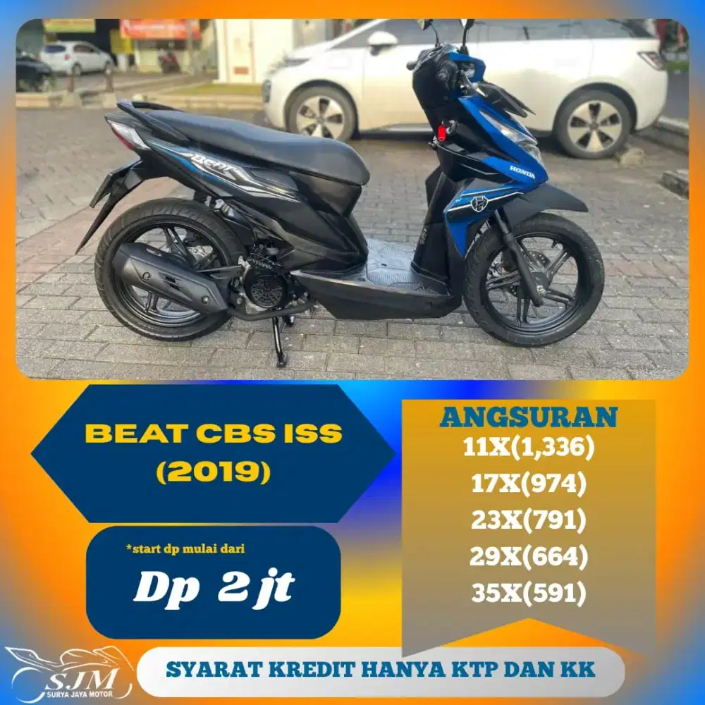 HONDA BEAT CBS ISS 2019 MESIN HALUS