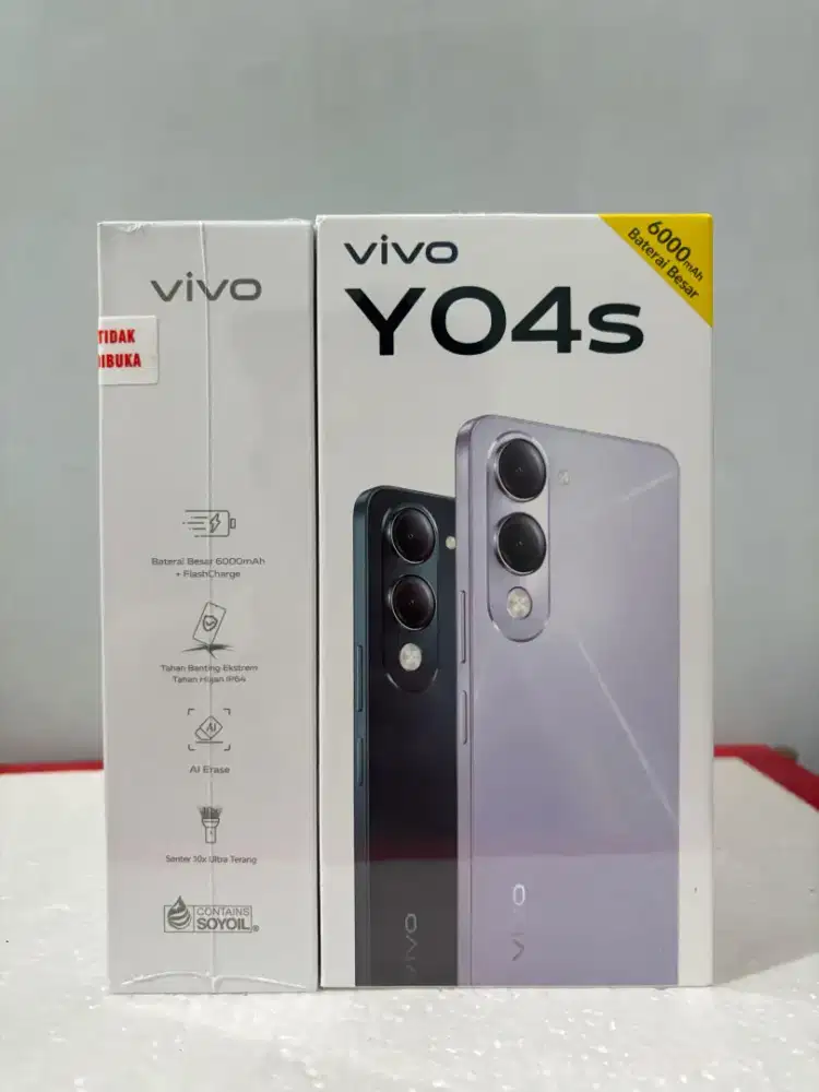 Vivo y04s 4/64gb Kondisi Baru