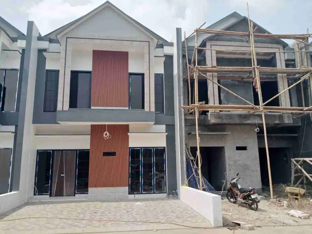 Rumah dalam cluster mewah lantai 2 di Cilangkap unit ready lokasi dekat tol setu Akses lebar 2mobil