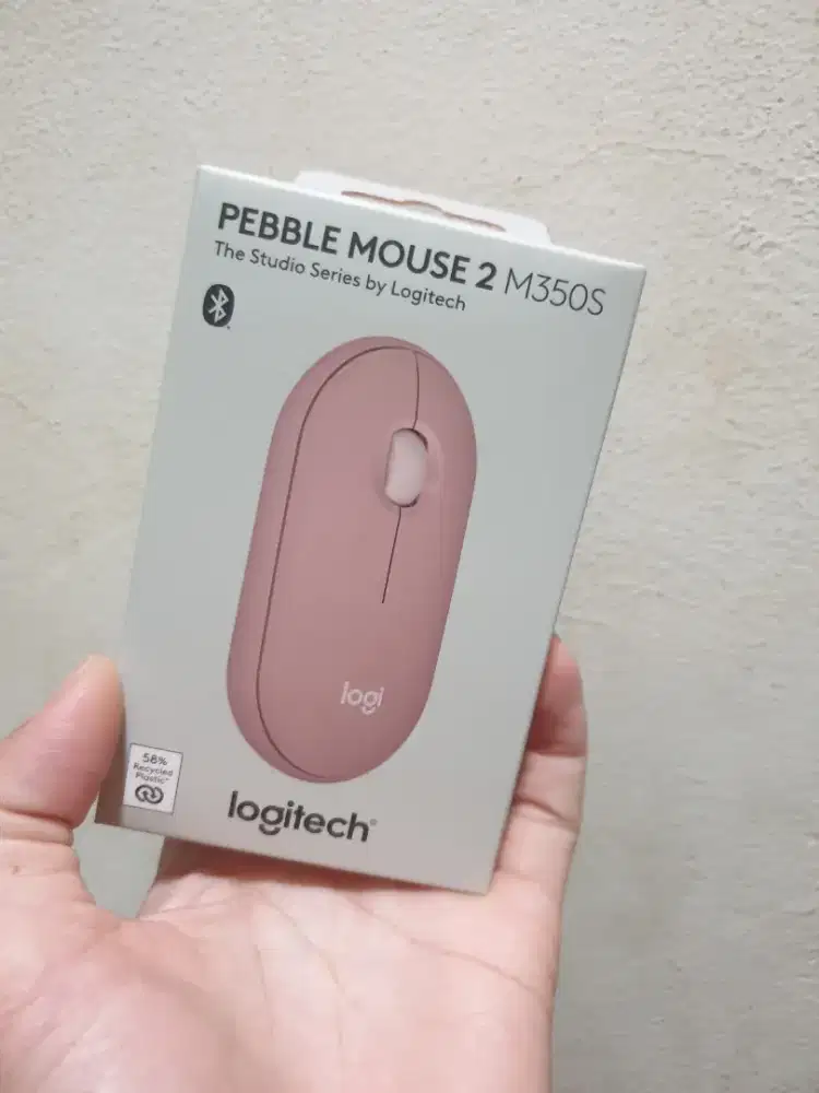 Mouse Logitech Pebbel M350S Pink