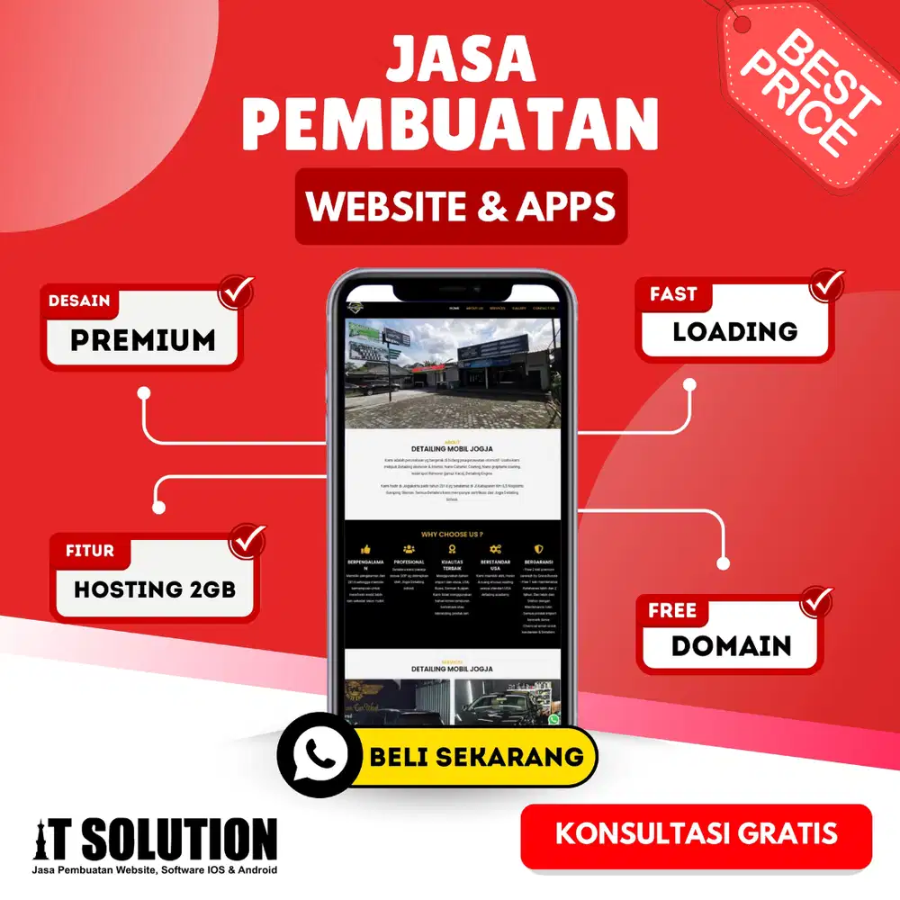 Jasa Pembuatan Website & Aplikasi Profesional