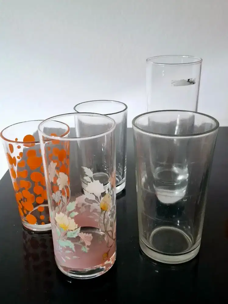 Mix 34pcs Gelas kaca 330ml dan 250ml