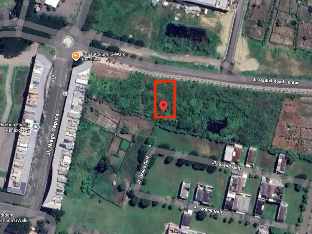 TANAH KOMERSIAL SIAP BANGUN DI RAYA RADIAL ROAD DEKAT GWALK CITRALAND