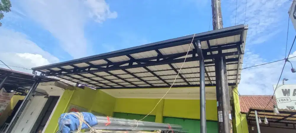 Kanopi baja ringan atap rumah DLL