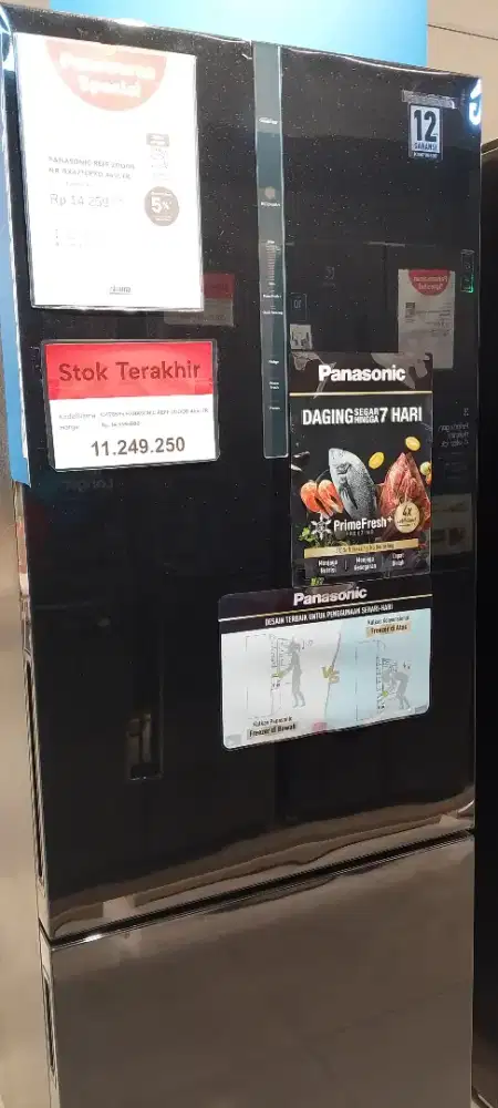 Kulkas panasonic bottom frezzer