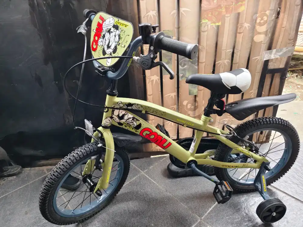 Sepeda bmx wimcycele Dragster 16 inc kondisi baru