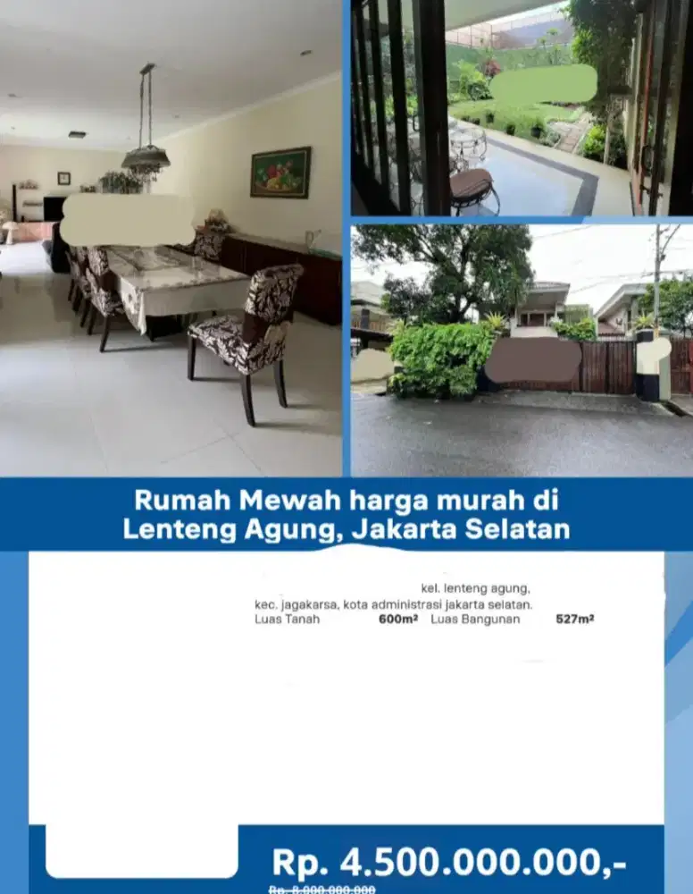 Rumah 2 Lantai Lenteng Agung