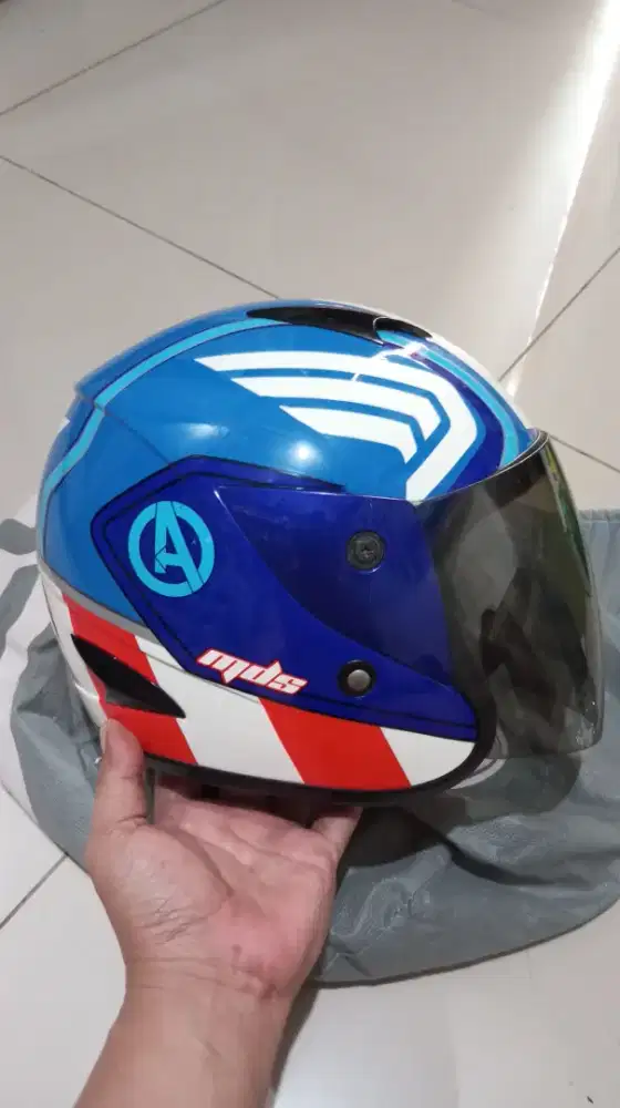 Helm MDS Pro Series Size S Full Set Mulus Usia (Balita-Usia Tanggung)