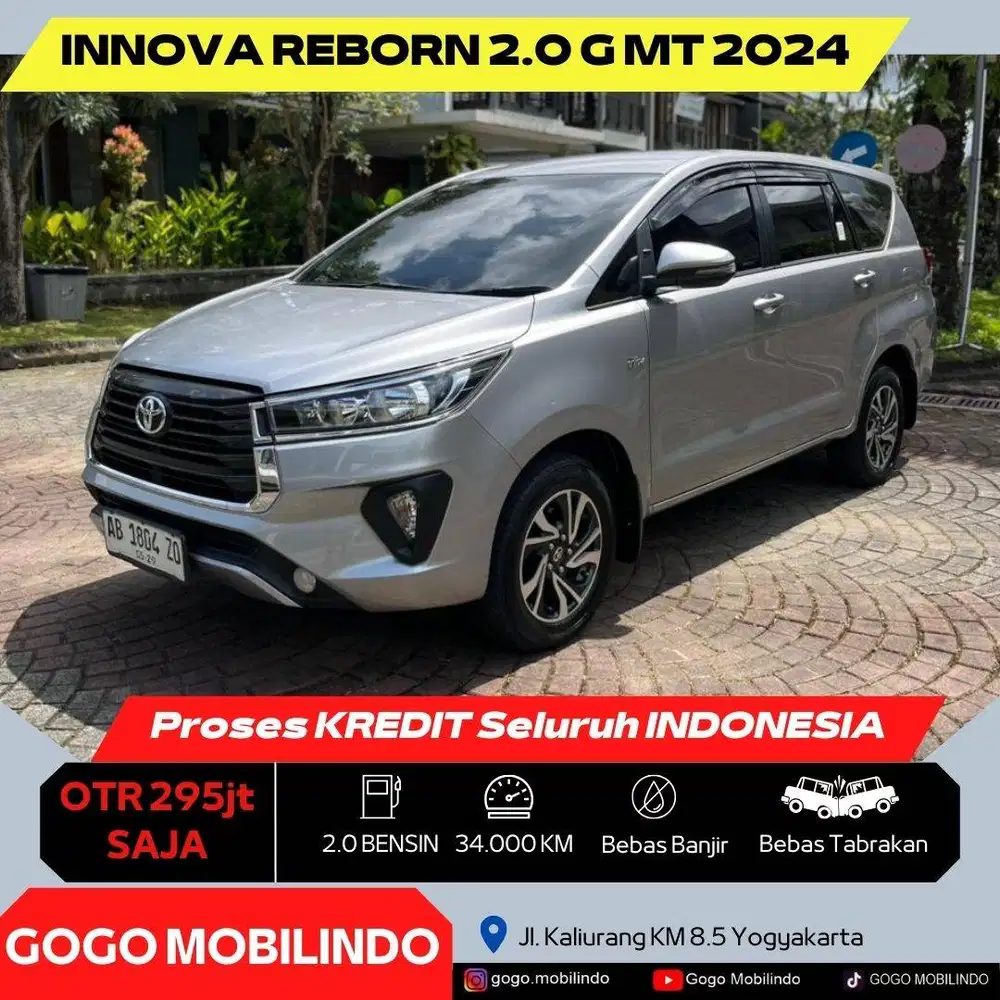 Toyota Innova Reborn Manual 2024 AB Tgn1 DP Minim Bisa Kredit Cortez