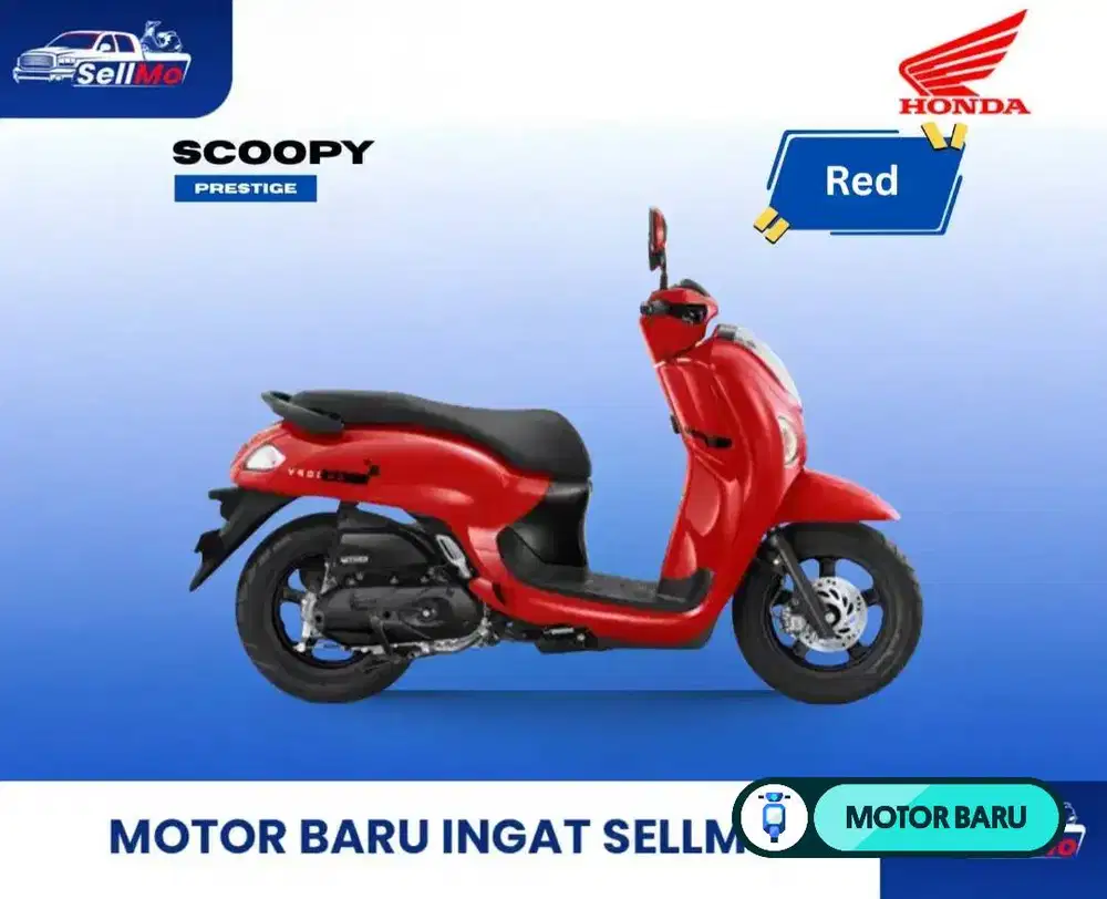 PROMO MOTOR HONDA SCOOPY FASHION SCOOPY STYLISH DAN PRESTIGE