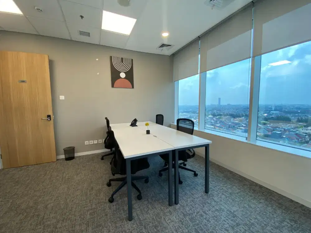 Kantor Unit Furnished 8 Pax Di Kensington Jakarta Utara Lokasi Strategis