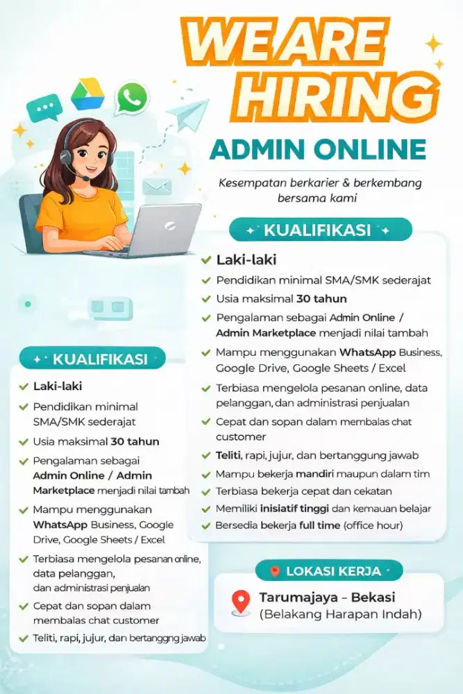 Loker Admin Online Shop