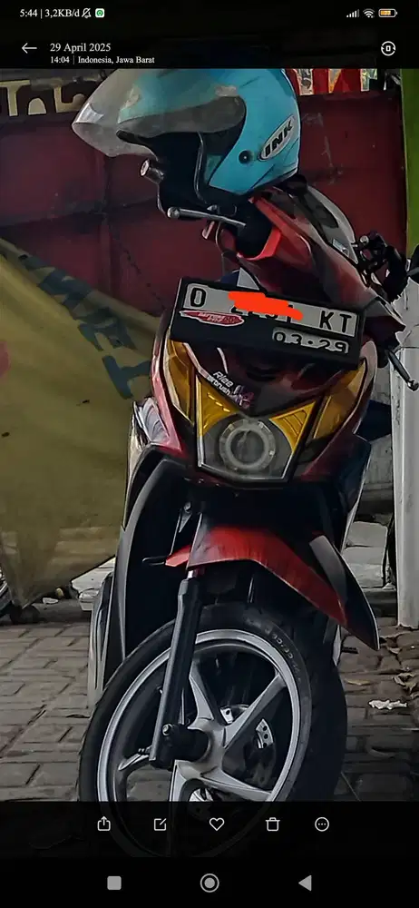 jual motor beat fi 2014