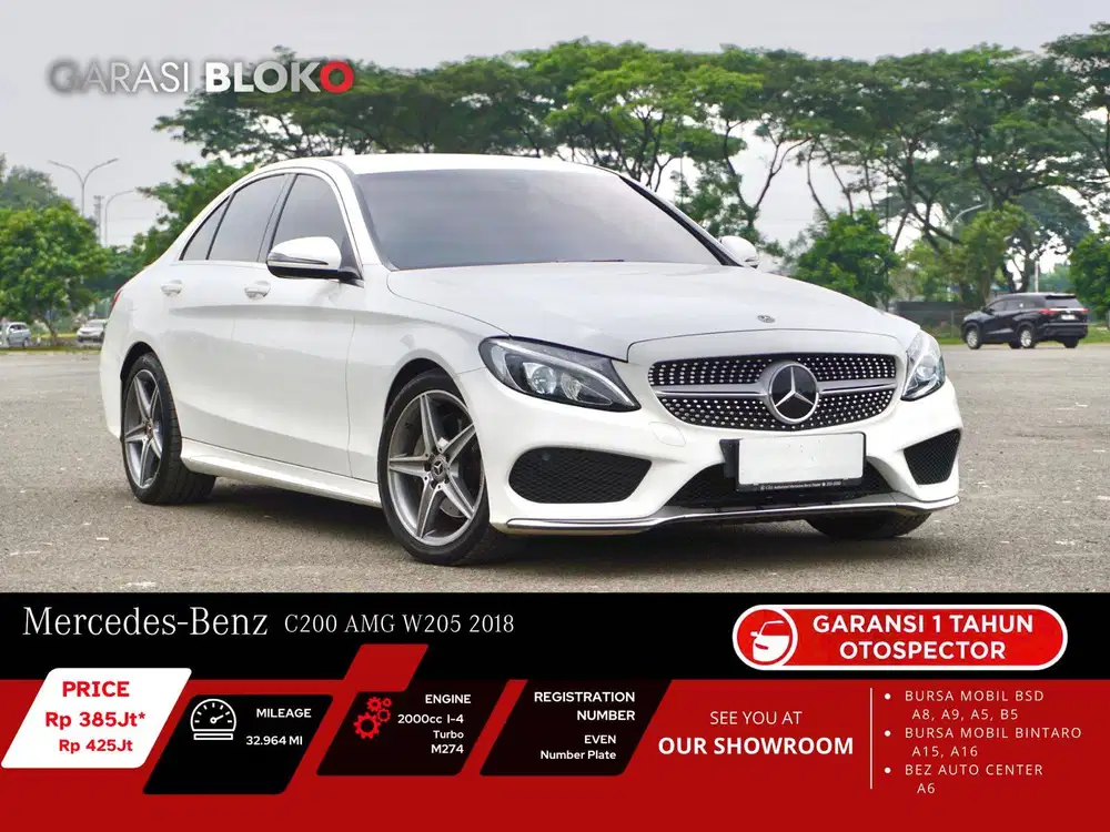 LOW ODO Mercedes Benz C200 W205 AMG 2018