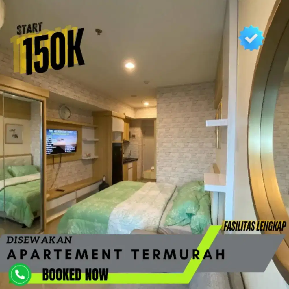 Sewa apartemen Harian/Transit Green Pramuka Jakarta Pusat Termurah