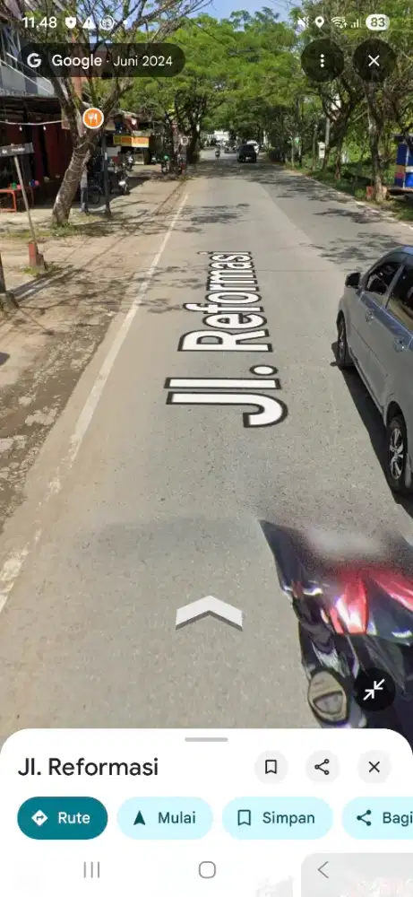 Tanah strategis pinggir jalan reformasi untan pontianak