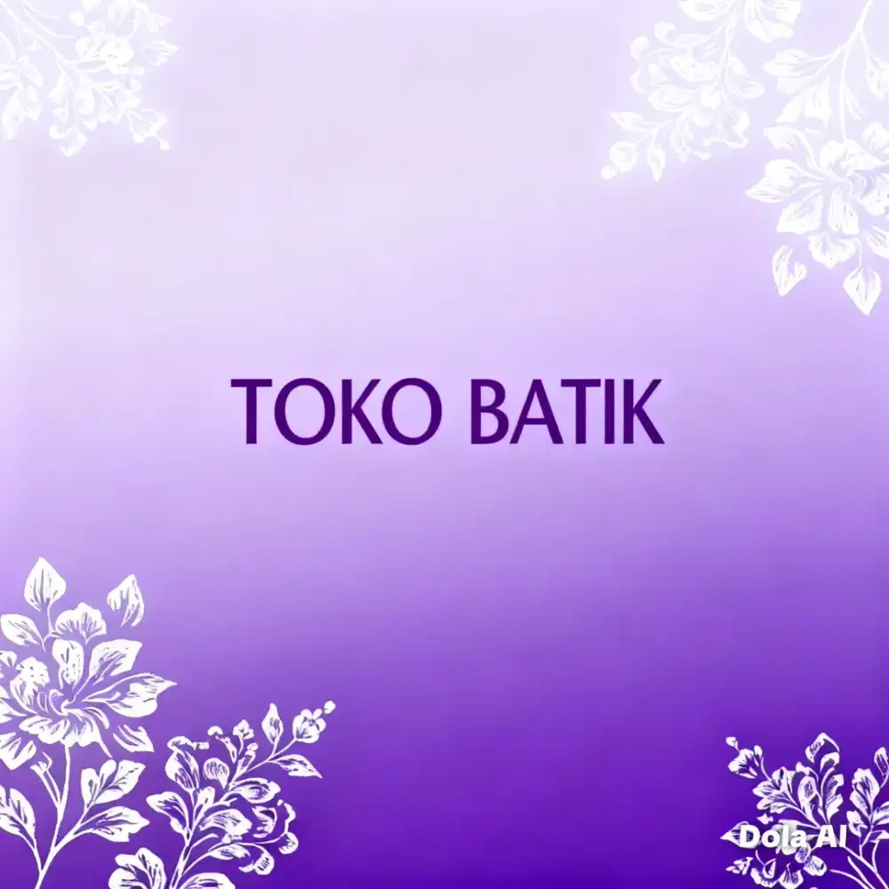 Toko BATIK, mencari anggota baru tim, bergabunglah dgn kami