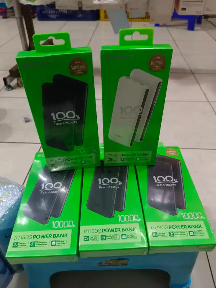 Jual Powerbank Baru Rt.180s(Robot)asli support Handphone
