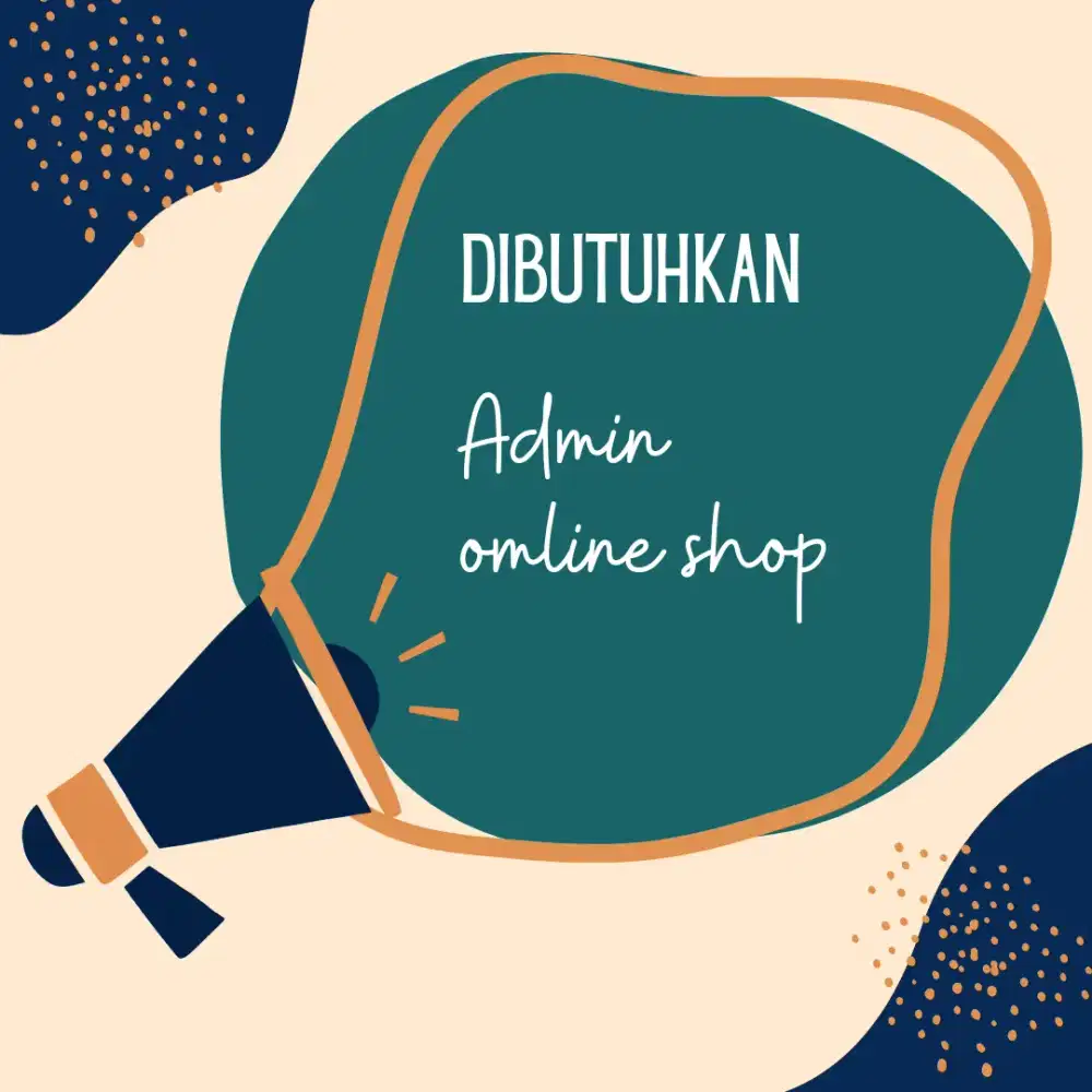 Lowongan admin online shop