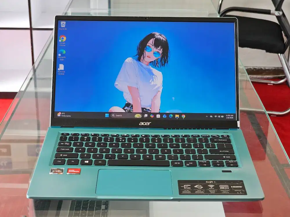 ACER Swift 3 AMD Ryzen 5 5500U Ram 16 GB SSD 512 GB AMD Radeon Graphic