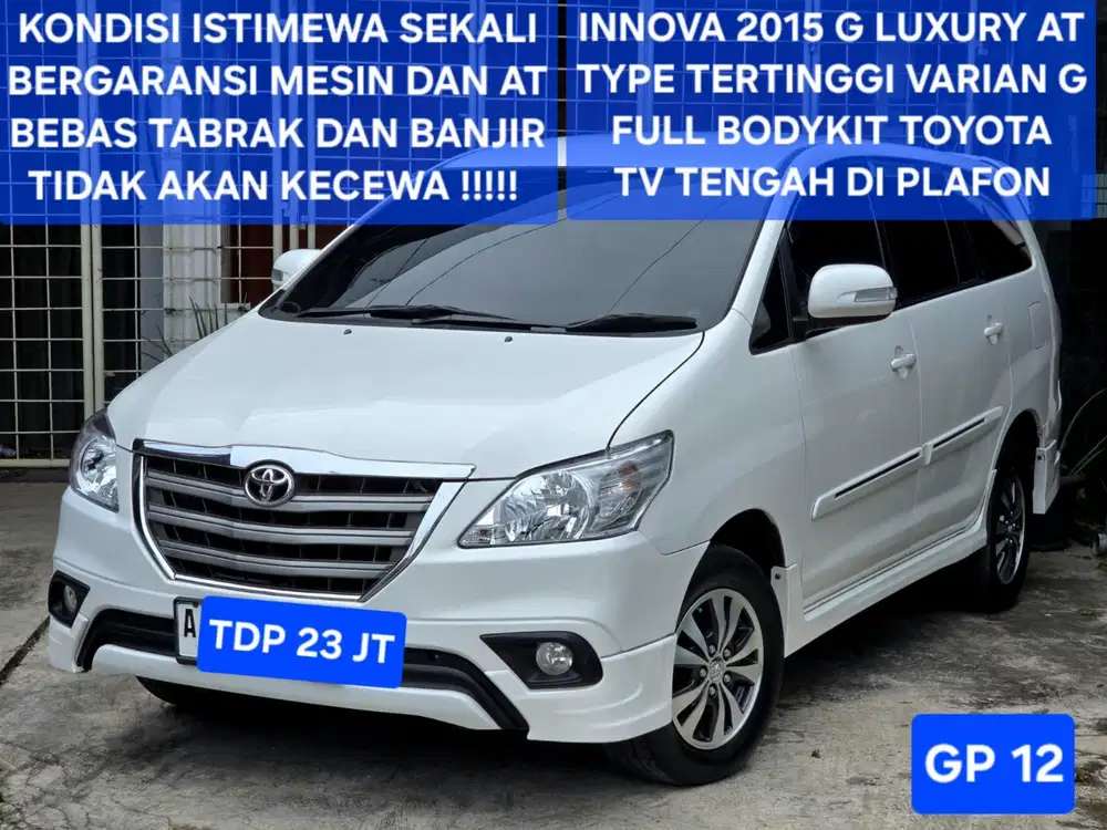 Toyota Kijang Innova Grand 2015 G Luxury Lux AT mirip V 2014
