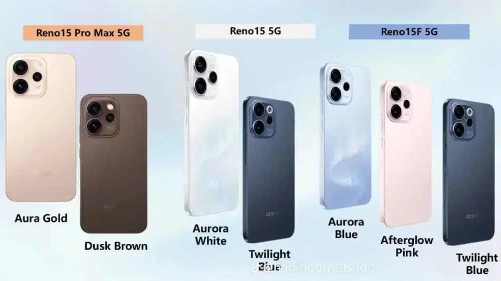 PRE ORDER RENO 15 Series DP 200.000