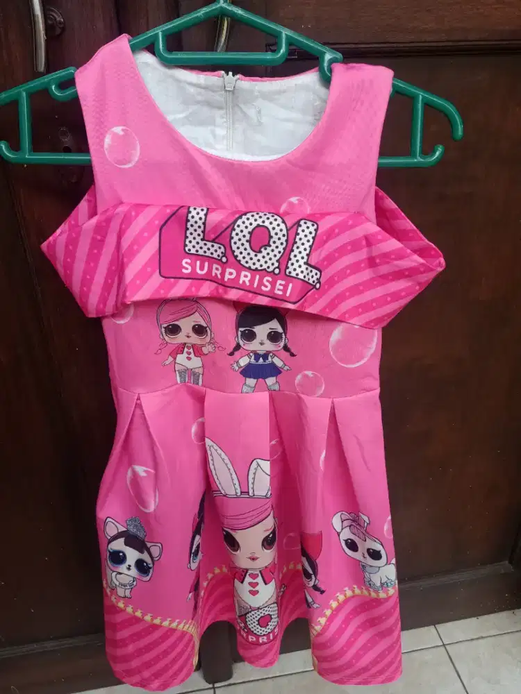 Dress anak pink