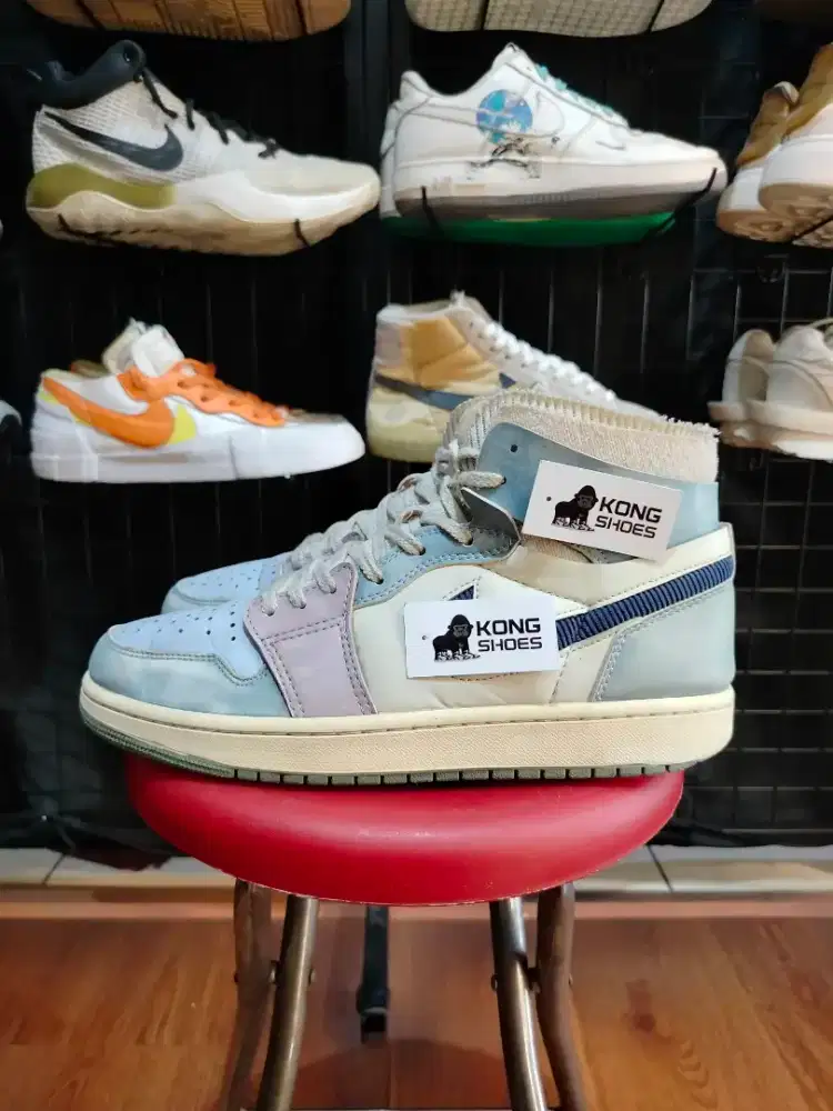 SEPATU AJE 1 HI ZOOM AIR CMFT CELESTINE BLUE