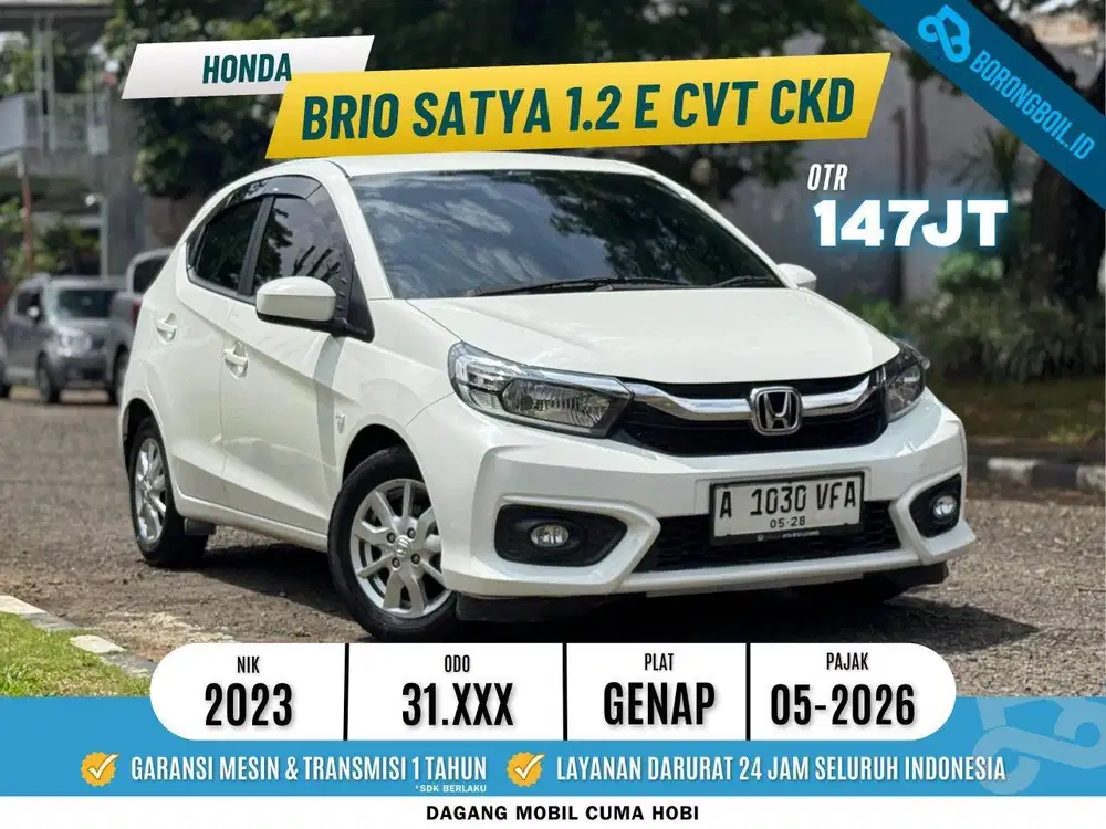 TDP 5 JT!! Honda Brio satya 1.2 E cvt 2023
