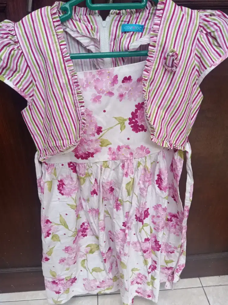 Dress anak model cardigan