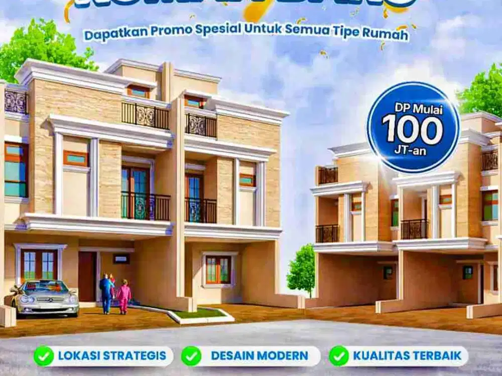 Cluster Mewah 3Lantai