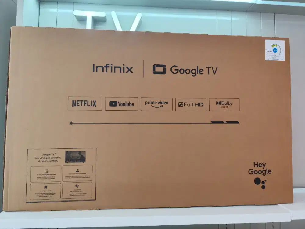New Infinix smart tv 43 FHD, barang baru masih segel box & bergaransi