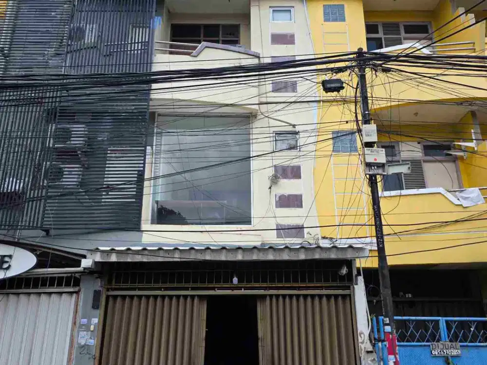 DisewakanRuko Mangga Besar 4 Lantai cocok untuk usaha dan kantor