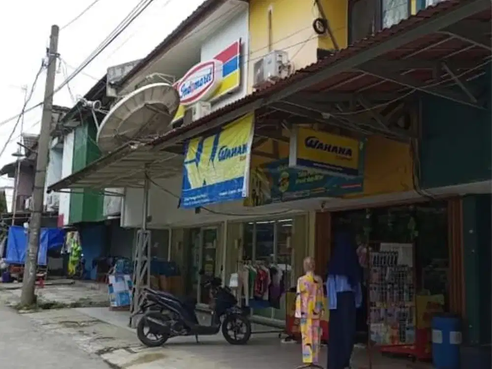 Dijual ruko badan dan hoek dj jalan raya ramai cilodong depok